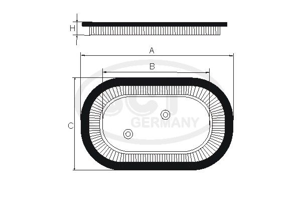 SCT GERMANY Ilmansuodatin SB 942